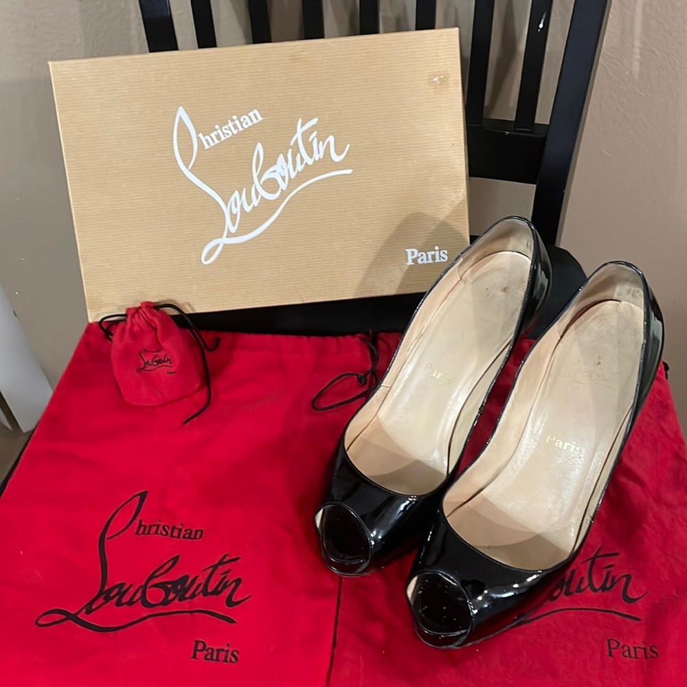 Christian Louboutin black heels